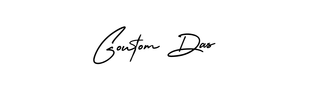 It looks lik you need a new signature style for name Goutom Das. Design unique handwritten (AmerikaSignatureDemo-Regular) signature with our free signature maker in just a few clicks. Goutom Das signature style 3 images and pictures png