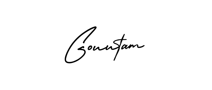 if you are searching for the best signature style for your name Gouutam. so please give up your signature search. here we have designed multiple signature styles  using AmerikaSignatureDemo-Regular. Gouutam signature style 3 images and pictures png