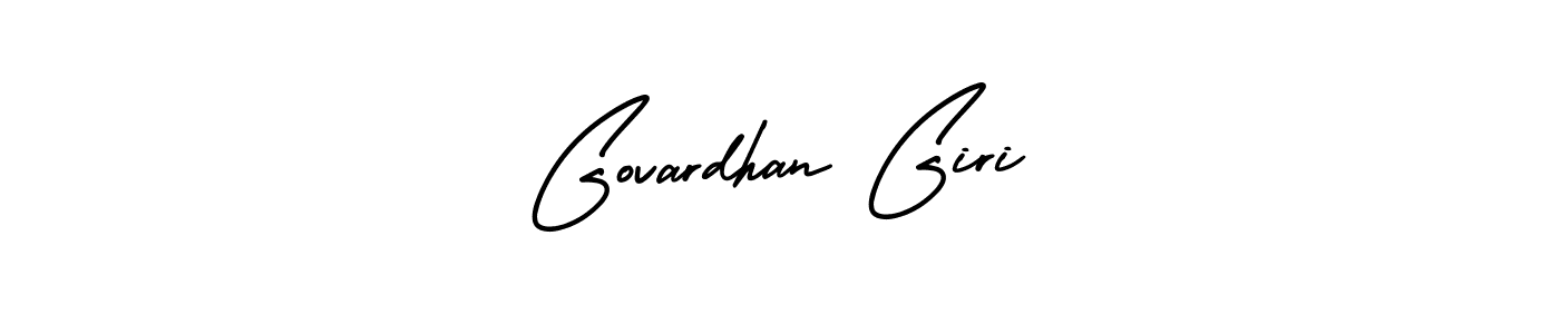 The best way (AmerikaSignatureDemo-Regular) to make a short signature is to pick only two or three words in your name. The name Govardhan Giri include a total of six letters. For converting this name. Govardhan Giri signature style 3 images and pictures png