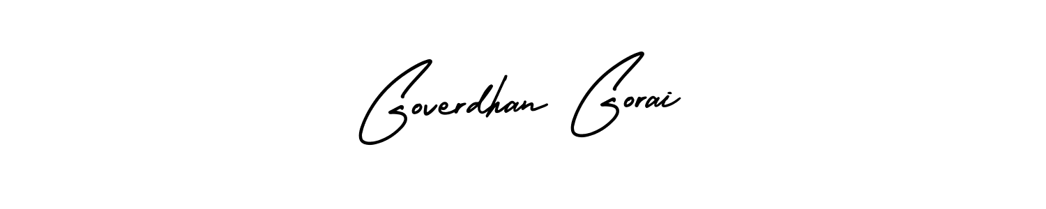 AmerikaSignatureDemo-Regular is a professional signature style that is perfect for those who want to add a touch of class to their signature. It is also a great choice for those who want to make their signature more unique. Get Goverdhan Gorai name to fancy signature for free. Goverdhan Gorai signature style 3 images and pictures png