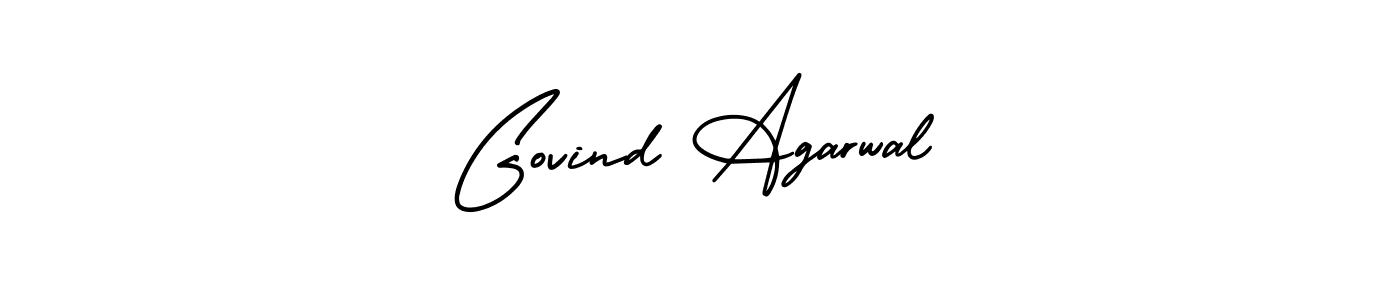 Make a beautiful signature design for name Govind Agarwal. Use this online signature maker to create a handwritten signature for free. Govind Agarwal signature style 3 images and pictures png