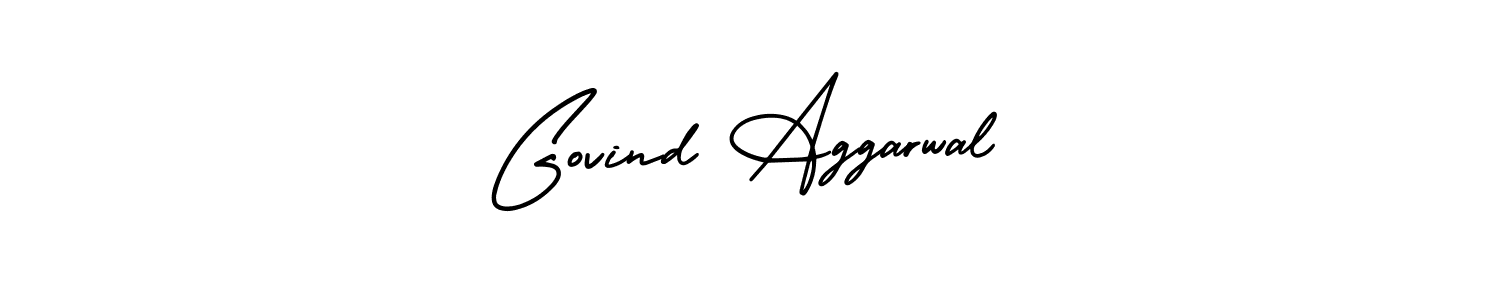 Make a beautiful signature design for name Govind Aggarwal. With this signature (AmerikaSignatureDemo-Regular) style, you can create a handwritten signature for free. Govind Aggarwal signature style 3 images and pictures png