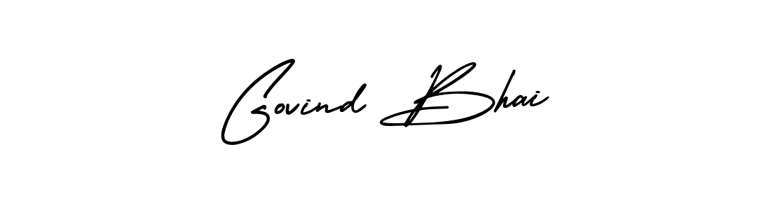 Create a beautiful signature design for name Govind Bhai. With this signature (AmerikaSignatureDemo-Regular) fonts, you can make a handwritten signature for free. Govind Bhai signature style 3 images and pictures png