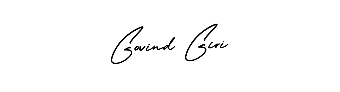 How to make Govind Giri name signature. Use AmerikaSignatureDemo-Regular style for creating short signs online. This is the latest handwritten sign. Govind Giri signature style 3 images and pictures png