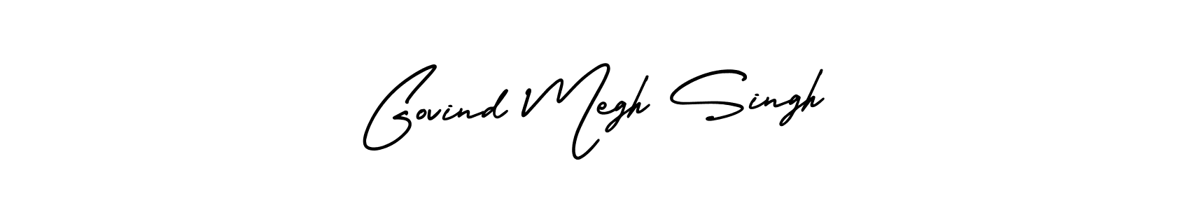 Use a signature maker to create a handwritten signature online. With this signature software, you can design (AmerikaSignatureDemo-Regular) your own signature for name Govind Megh Singh. Govind Megh Singh signature style 3 images and pictures png