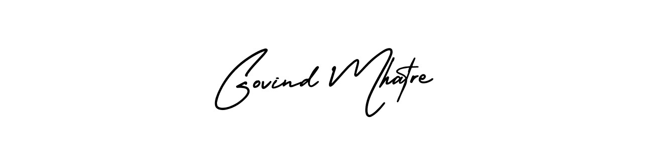 Make a beautiful signature design for name Govind Mhatre. With this signature (AmerikaSignatureDemo-Regular) style, you can create a handwritten signature for free. Govind Mhatre signature style 3 images and pictures png