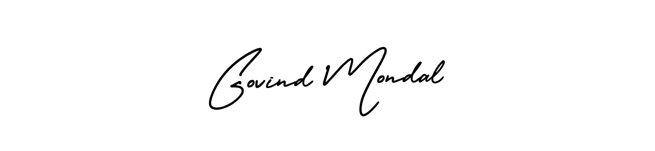 Make a short Govind Mondal signature style. Manage your documents anywhere anytime using AmerikaSignatureDemo-Regular. Create and add eSignatures, submit forms, share and send files easily. Govind Mondal signature style 3 images and pictures png
