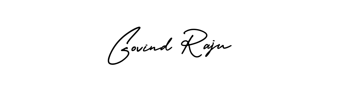 Make a beautiful signature design for name Govind Raju. With this signature (AmerikaSignatureDemo-Regular) style, you can create a handwritten signature for free. Govind Raju signature style 3 images and pictures png