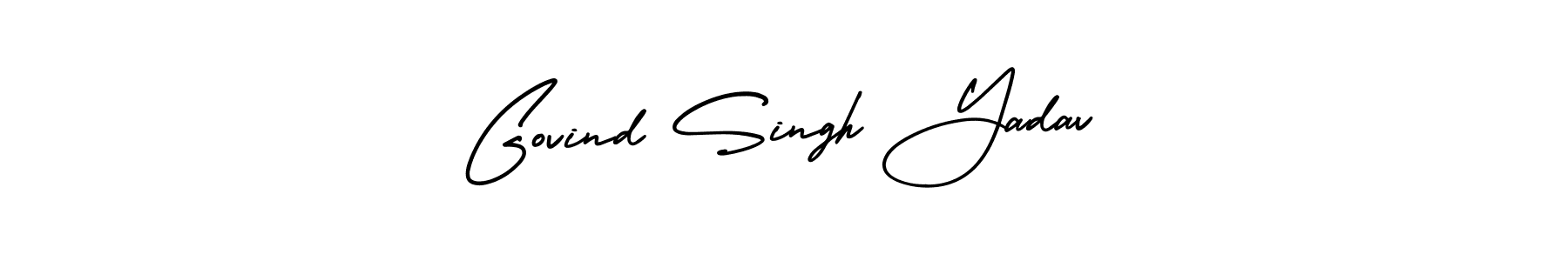 Also You can easily find your signature by using the search form. We will create Govind Singh Yadav name handwritten signature images for you free of cost using AmerikaSignatureDemo-Regular sign style. Govind Singh Yadav signature style 3 images and pictures png