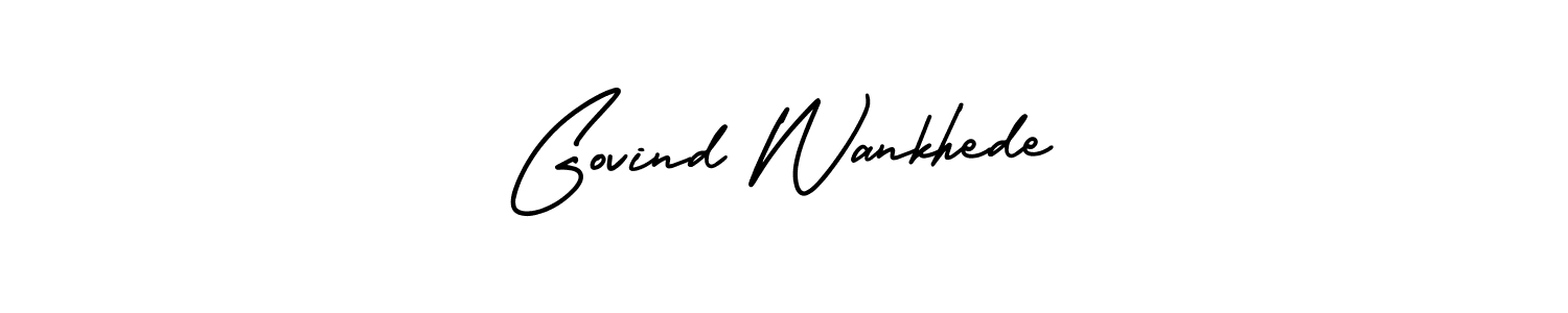 Check out images of Autograph of Govind Wankhede name. Actor Govind Wankhede Signature Style. AmerikaSignatureDemo-Regular is a professional sign style online. Govind Wankhede signature style 3 images and pictures png