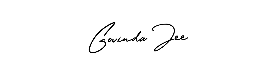 It looks lik you need a new signature style for name Govinda Jee. Design unique handwritten (AmerikaSignatureDemo-Regular) signature with our free signature maker in just a few clicks. Govinda Jee signature style 3 images and pictures png