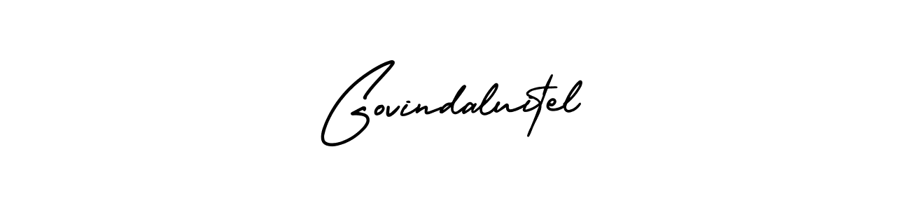 How to make Govindaluitel signature? AmerikaSignatureDemo-Regular is a professional autograph style. Create handwritten signature for Govindaluitel name. Govindaluitel signature style 3 images and pictures png