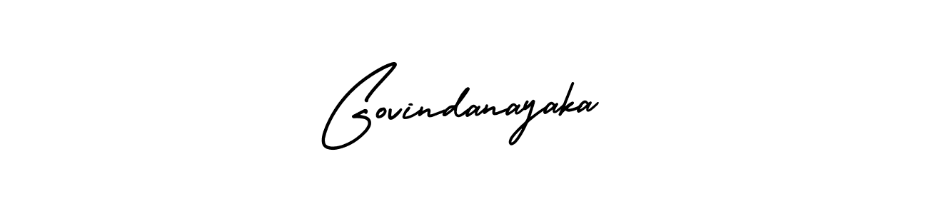 Also we have Govindanayaka name is the best signature style. Create professional handwritten signature collection using AmerikaSignatureDemo-Regular autograph style. Govindanayaka signature style 3 images and pictures png
