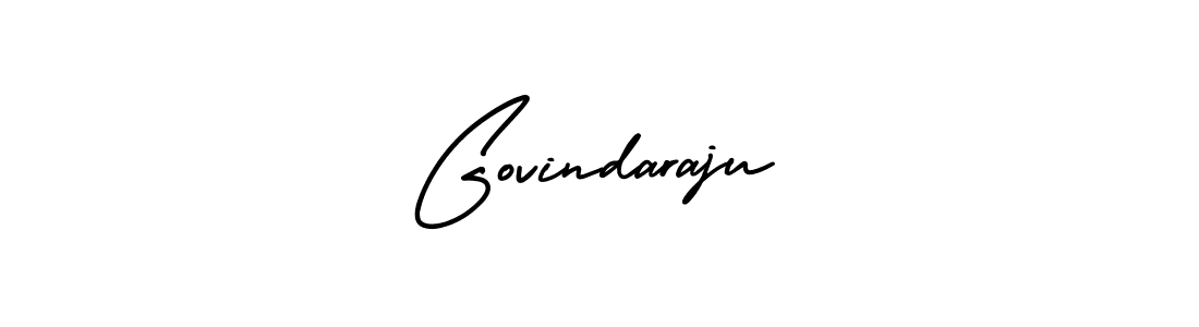 Create a beautiful signature design for name Govindaraju. With this signature (AmerikaSignatureDemo-Regular) fonts, you can make a handwritten signature for free. Govindaraju signature style 3 images and pictures png