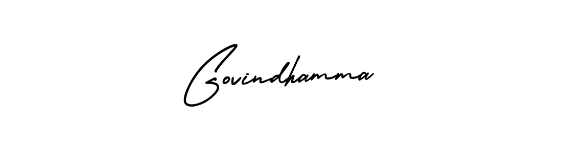 It looks lik you need a new signature style for name Govindhamma. Design unique handwritten (AmerikaSignatureDemo-Regular) signature with our free signature maker in just a few clicks. Govindhamma signature style 3 images and pictures png