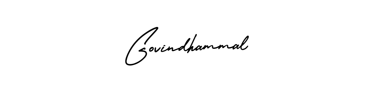 Make a beautiful signature design for name Govindhammal. With this signature (AmerikaSignatureDemo-Regular) style, you can create a handwritten signature for free. Govindhammal signature style 3 images and pictures png