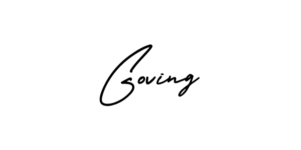 Make a beautiful signature design for name Goving. Use this online signature maker to create a handwritten signature for free. Goving signature style 3 images and pictures png