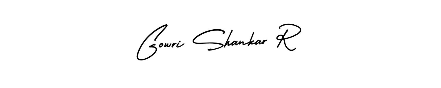 How to Draw Gowri Shankar R signature style? AmerikaSignatureDemo-Regular is a latest design signature styles for name Gowri Shankar R. Gowri Shankar R signature style 3 images and pictures png