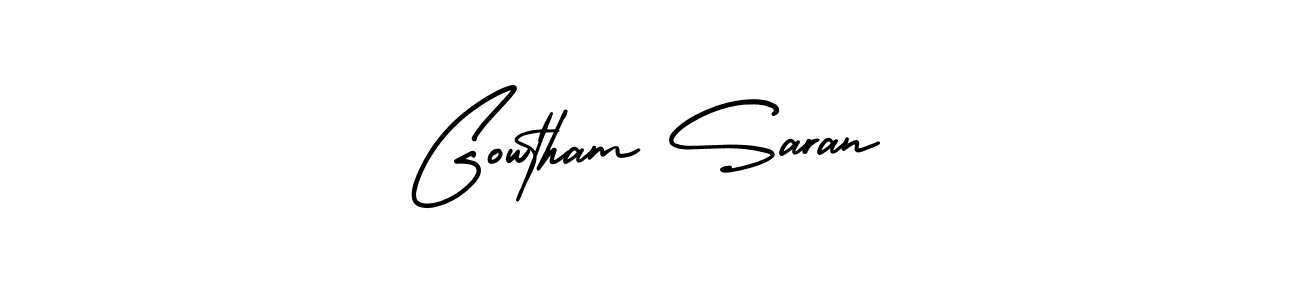 Also we have Gowtham Saran name is the best signature style. Create professional handwritten signature collection using AmerikaSignatureDemo-Regular autograph style. Gowtham Saran signature style 3 images and pictures png