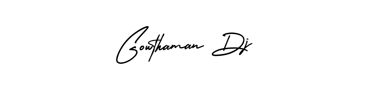 Best and Professional Signature Style for Gowthaman Dj. AmerikaSignatureDemo-Regular Best Signature Style Collection. Gowthaman Dj signature style 3 images and pictures png