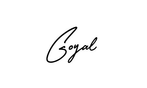 It looks lik you need a new signature style for name Goyal. Design unique handwritten (AmerikaSignatureDemo-Regular) signature with our free signature maker in just a few clicks. Goyal signature style 3 images and pictures png