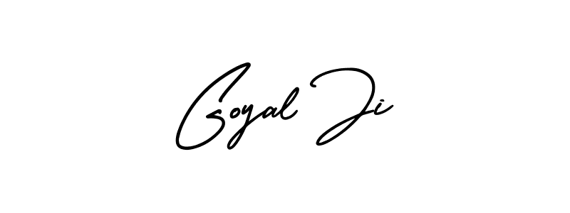 Use a signature maker to create a handwritten signature online. With this signature software, you can design (AmerikaSignatureDemo-Regular) your own signature for name Goyal Ji. Goyal Ji signature style 3 images and pictures png