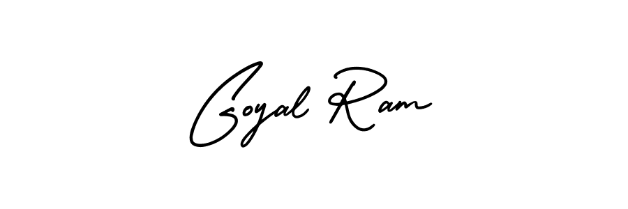 Also we have Goyal Ram name is the best signature style. Create professional handwritten signature collection using AmerikaSignatureDemo-Regular autograph style. Goyal Ram signature style 3 images and pictures png