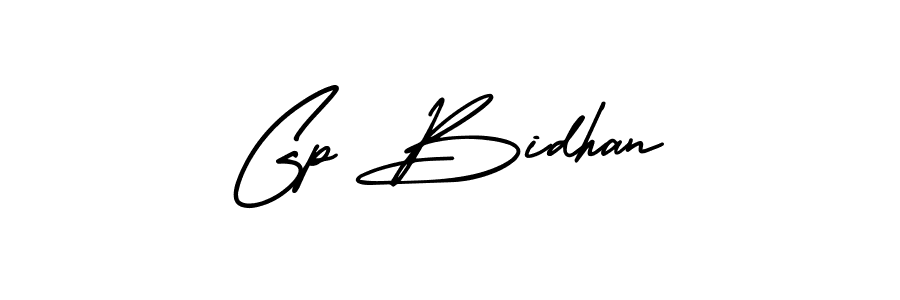 Use a signature maker to create a handwritten signature online. With this signature software, you can design (AmerikaSignatureDemo-Regular) your own signature for name Gp Bidhan. Gp Bidhan signature style 3 images and pictures png