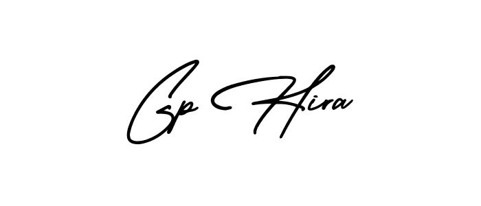 How to make Gp Hira signature? AmerikaSignatureDemo-Regular is a professional autograph style. Create handwritten signature for Gp Hira name. Gp Hira signature style 3 images and pictures png