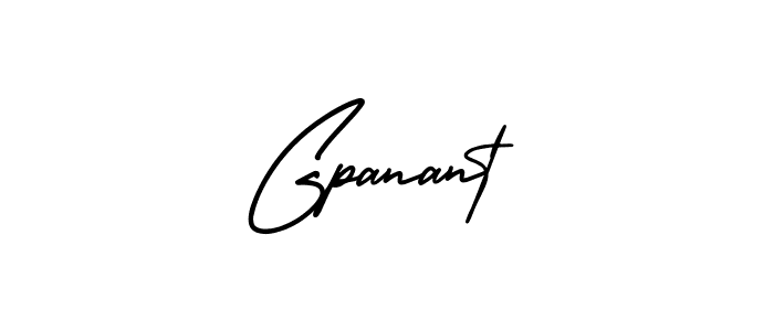 How to make Gpanant signature? AmerikaSignatureDemo-Regular is a professional autograph style. Create handwritten signature for Gpanant name. Gpanant signature style 3 images and pictures png