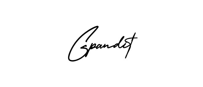 Also we have Gpandit name is the best signature style. Create professional handwritten signature collection using AmerikaSignatureDemo-Regular autograph style. Gpandit signature style 3 images and pictures png