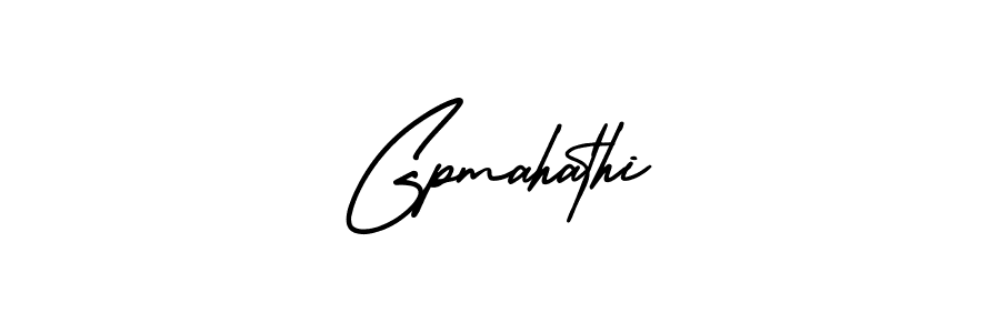 Design your own signature with our free online signature maker. With this signature software, you can create a handwritten (AmerikaSignatureDemo-Regular) signature for name Gpmahathi. Gpmahathi signature style 3 images and pictures png