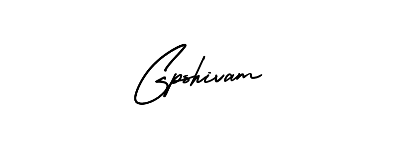 if you are searching for the best signature style for your name Gpshivam. so please give up your signature search. here we have designed multiple signature styles  using AmerikaSignatureDemo-Regular. Gpshivam signature style 3 images and pictures png