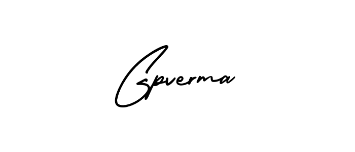 Make a beautiful signature design for name Gpverma. With this signature (AmerikaSignatureDemo-Regular) style, you can create a handwritten signature for free. Gpverma signature style 3 images and pictures png