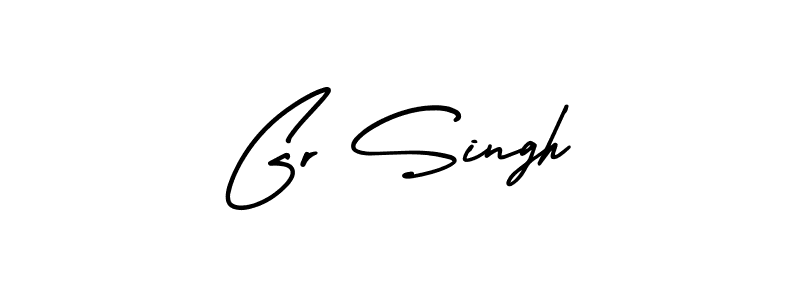 How to make Gr Singh signature? AmerikaSignatureDemo-Regular is a professional autograph style. Create handwritten signature for Gr Singh name. Gr Singh signature style 3 images and pictures png
