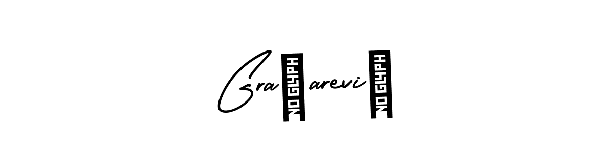 The best way (AmerikaSignatureDemo-Regular) to make a short signature is to pick only two or three words in your name. The name Grašarević include a total of six letters. For converting this name. Grašarević signature style 3 images and pictures png
