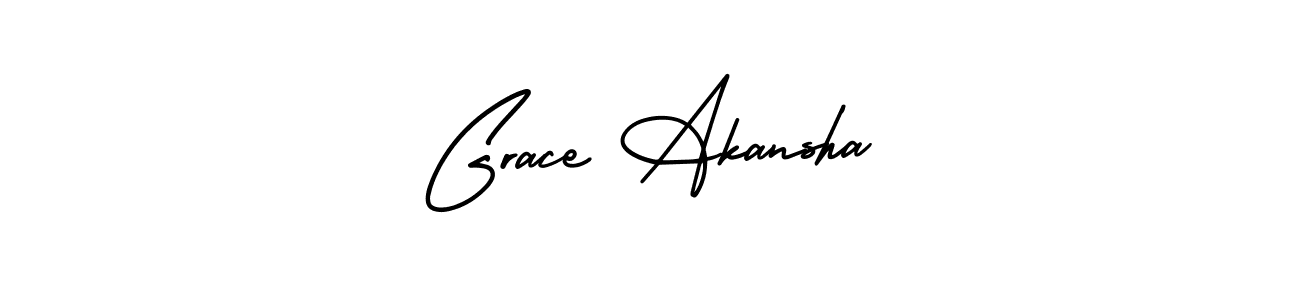 Once you've used our free online signature maker to create your best signature AmerikaSignatureDemo-Regular style, it's time to enjoy all of the benefits that Grace Akansha name signing documents. Grace Akansha signature style 3 images and pictures png