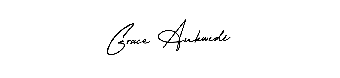 See photos of Grace Aukwidi official signature by Spectra . Check more albums & portfolios. Read reviews & check more about AmerikaSignatureDemo-Regular font. Grace Aukwidi signature style 3 images and pictures png