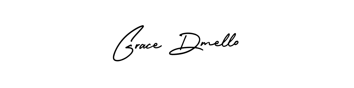 Grace Dmello stylish signature style. Best Handwritten Sign (AmerikaSignatureDemo-Regular) for my name. Handwritten Signature Collection Ideas for my name Grace Dmello. Grace Dmello signature style 3 images and pictures png