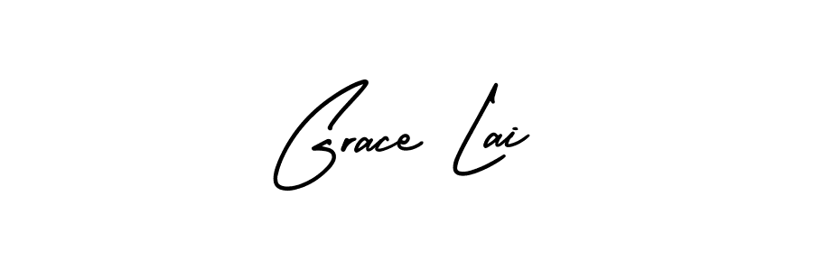 Grace Lai stylish signature style. Best Handwritten Sign (AmerikaSignatureDemo-Regular) for my name. Handwritten Signature Collection Ideas for my name Grace Lai. Grace Lai signature style 3 images and pictures png