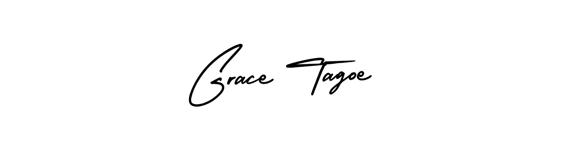 How to make Grace Tagoe name signature. Use AmerikaSignatureDemo-Regular style for creating short signs online. This is the latest handwritten sign. Grace Tagoe signature style 3 images and pictures png