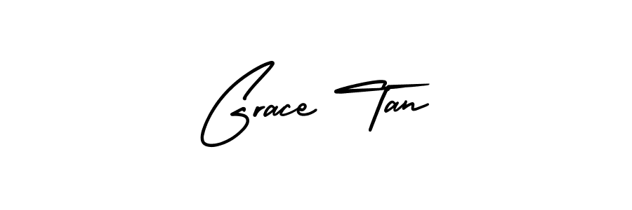 Grace Tan stylish signature style. Best Handwritten Sign (AmerikaSignatureDemo-Regular) for my name. Handwritten Signature Collection Ideas for my name Grace Tan. Grace Tan signature style 3 images and pictures png