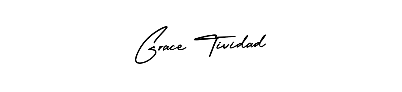 Check out images of Autograph of Grace Tividad name. Actor Grace Tividad Signature Style. AmerikaSignatureDemo-Regular is a professional sign style online. Grace Tividad signature style 3 images and pictures png