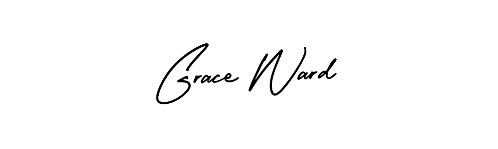 You should practise on your own different ways (AmerikaSignatureDemo-Regular) to write your name (Grace Ward) in signature. don't let someone else do it for you. Grace Ward signature style 3 images and pictures png