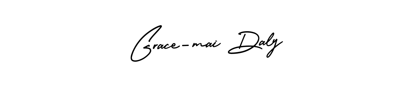 This is the best signature style for the Grace-mai Daly name. Also you like these signature font (AmerikaSignatureDemo-Regular). Mix name signature. Grace-mai Daly signature style 3 images and pictures png