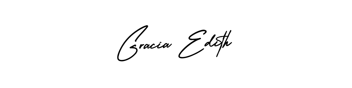 This is the best signature style for the Gracia Edith name. Also you like these signature font (AmerikaSignatureDemo-Regular). Mix name signature. Gracia Edith signature style 3 images and pictures png