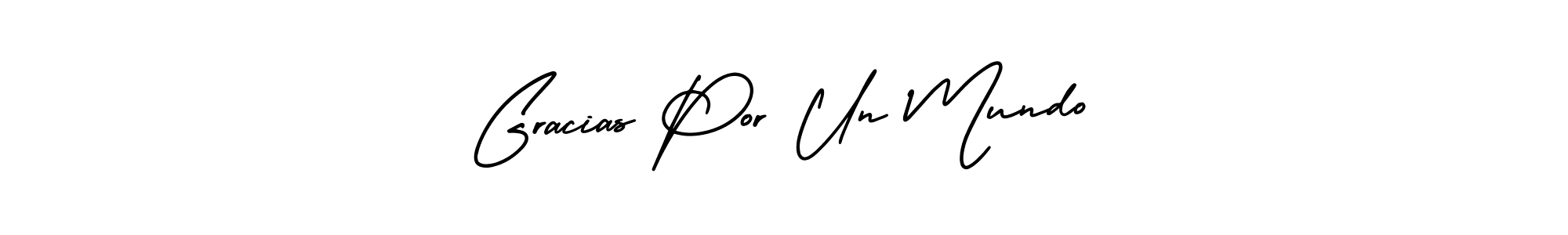 You can use this online signature creator to create a handwritten signature for the name Gracias Por Un Mundo. This is the best online autograph maker. Gracias Por Un Mundo signature style 3 images and pictures png