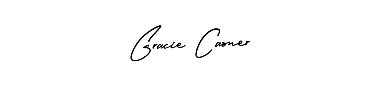 Create a beautiful signature design for name Gracie Casner. With this signature (AmerikaSignatureDemo-Regular) fonts, you can make a handwritten signature for free. Gracie Casner signature style 3 images and pictures png