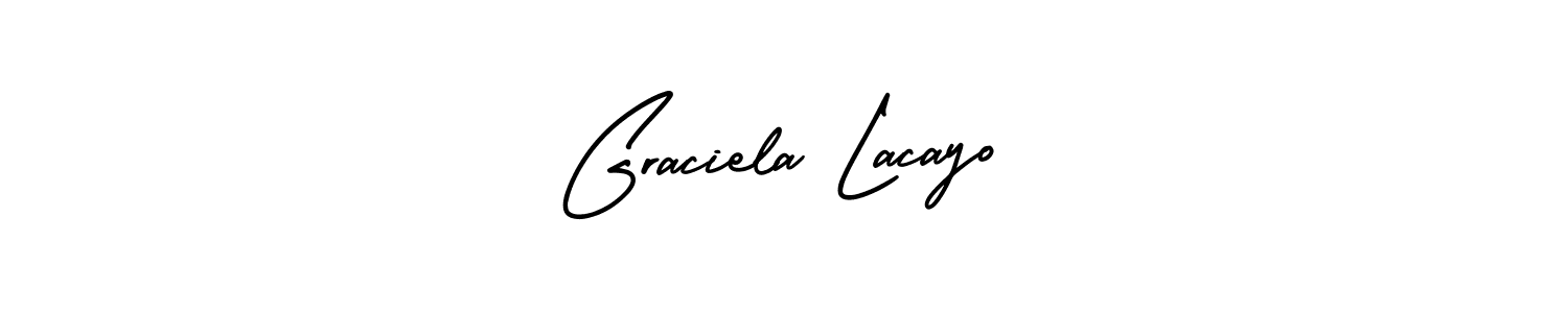 How to Draw Graciela Lacayo signature style? AmerikaSignatureDemo-Regular is a latest design signature styles for name Graciela Lacayo. Graciela Lacayo signature style 3 images and pictures png