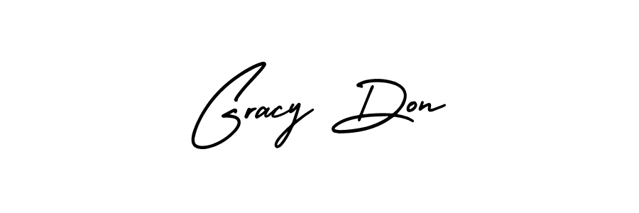 This is the best signature style for the Gracy Don name. Also you like these signature font (AmerikaSignatureDemo-Regular). Mix name signature. Gracy Don signature style 3 images and pictures png